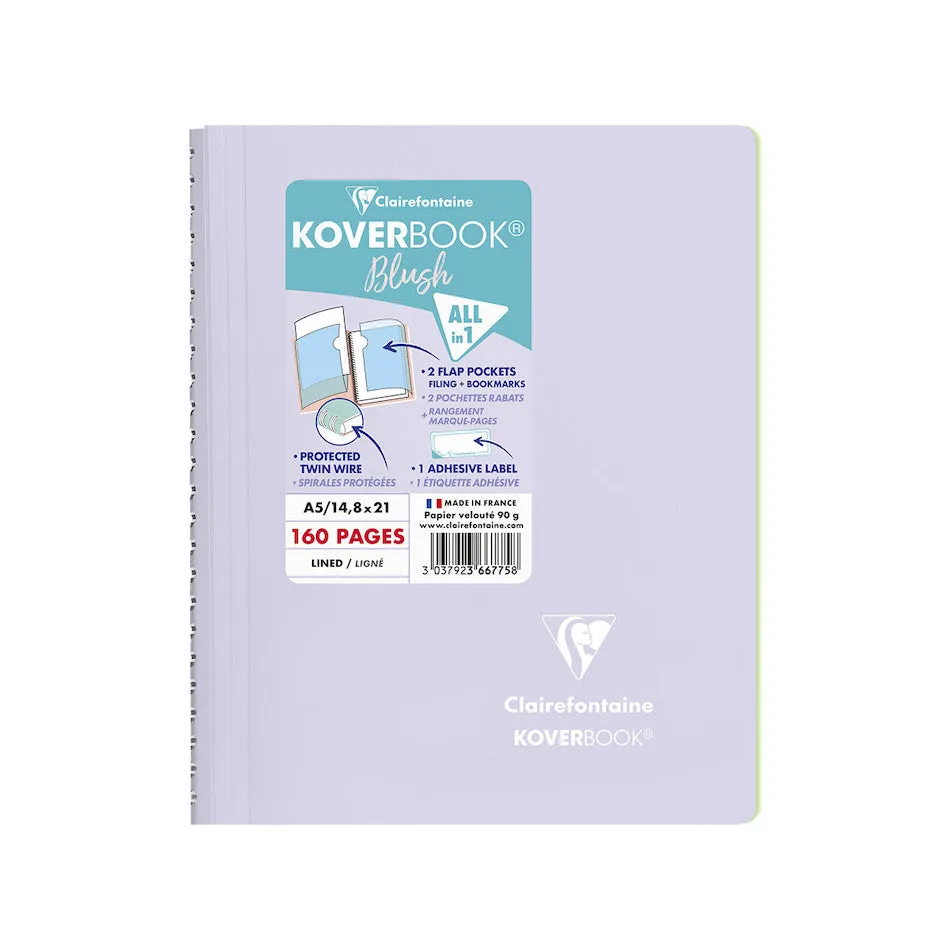 Clairefontaine Koverbook Blush Wirebound Notebook A5