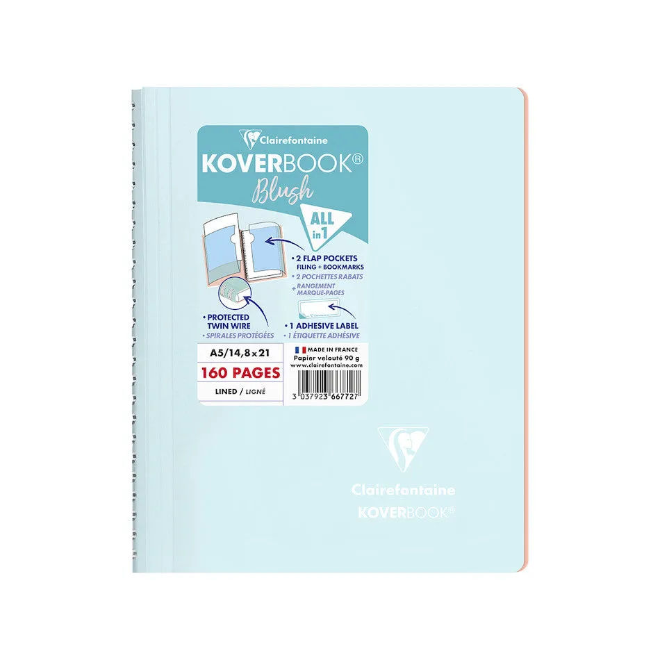Clairefontaine Koverbook Blush Wirebound Notebook A5