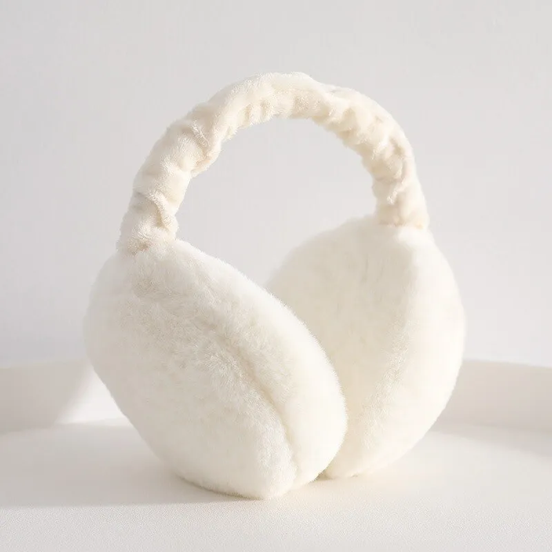 Creative Hamburger Warmer Ear Muffs Foldable Winter Head Hood Headband Earmuffs Outdoor Winter Accessories for Children Adults