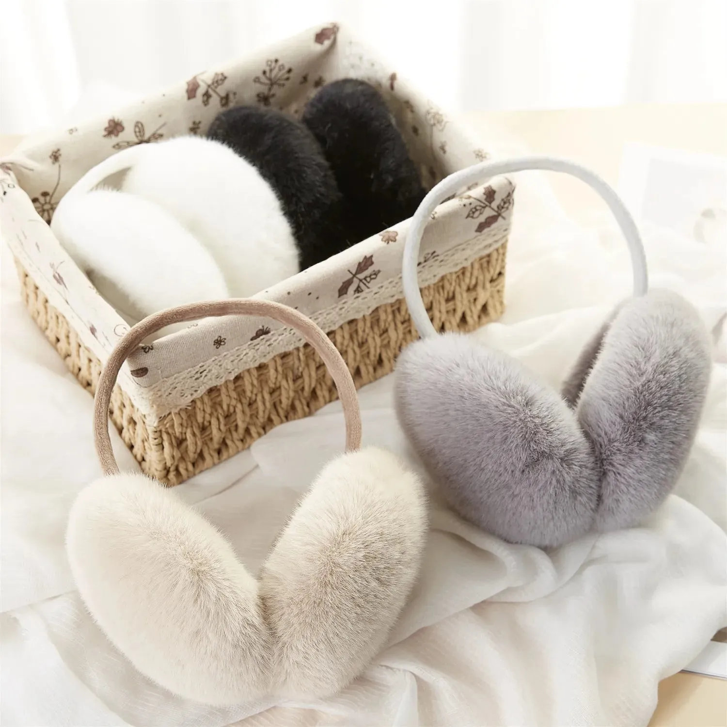 High Quality Faux Rabbit Fur Earmuffs