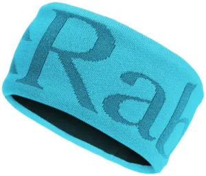 Knitted Logo Headband - Aqua