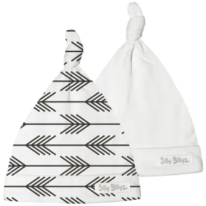Silly Billyz Gumnut Baby Hat - 2pk (Arrows)