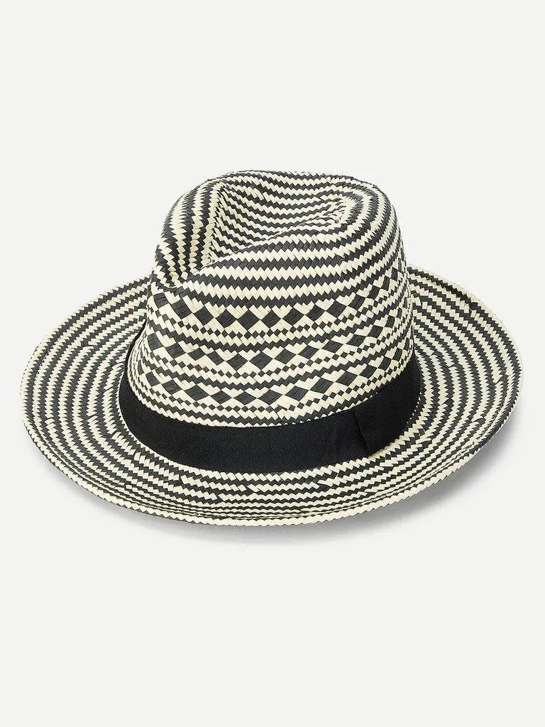 Straw Fedora Hat